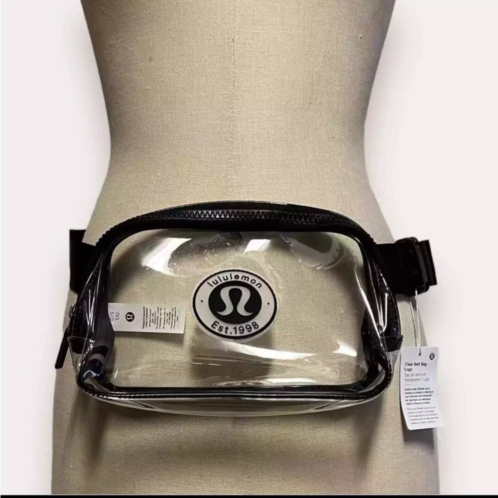 NWT Lululemon clear belt bag